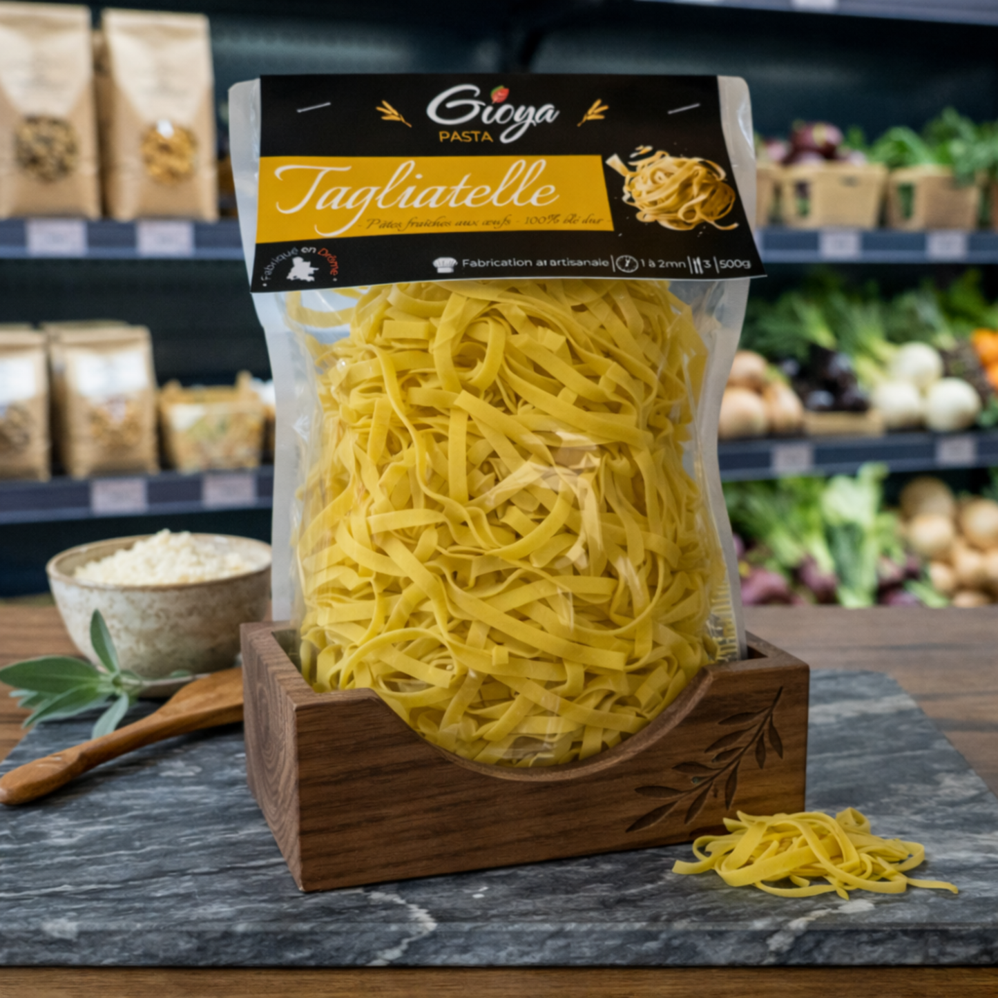 Pâtes fraîches Gioya - Tagliatelles - 500g