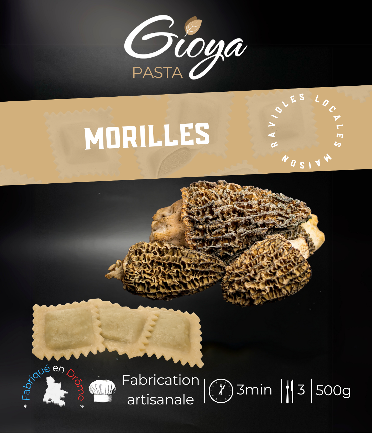 Raviole Morilles - 500g
