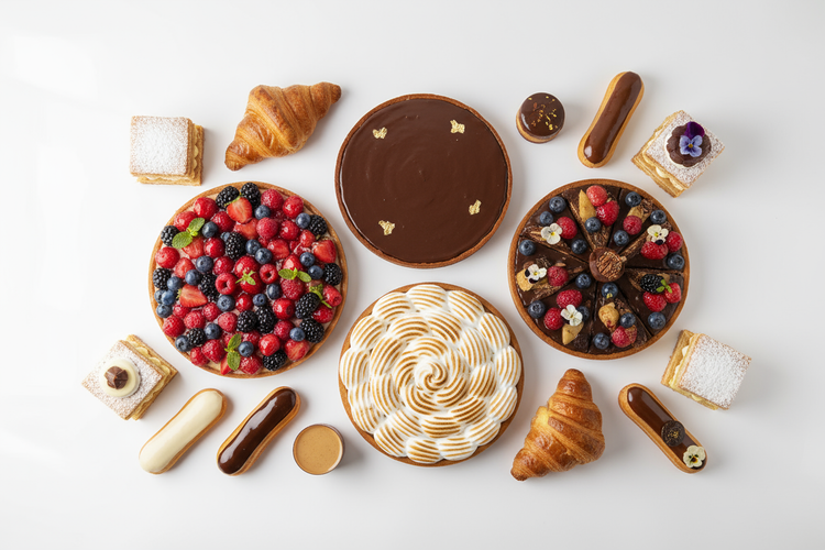 Pâtisseries à partager