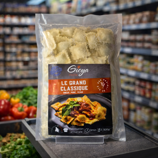 Raviolis Gioya Grand Classique - Bœuf, veau & porc - 500g