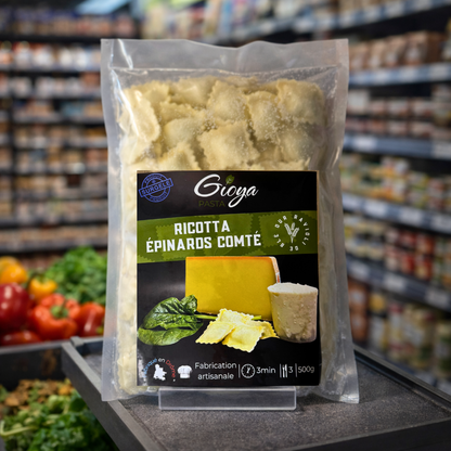 Raviolis Ricotta Epinards Comté - 500g