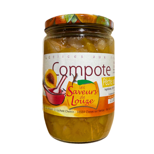 Compote de pêche jaune - 660G