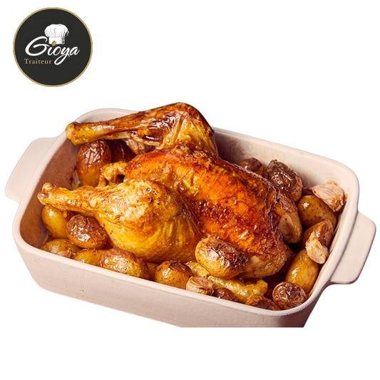 Poulet Fermier Rôti & Patates - Gioya Traiteur