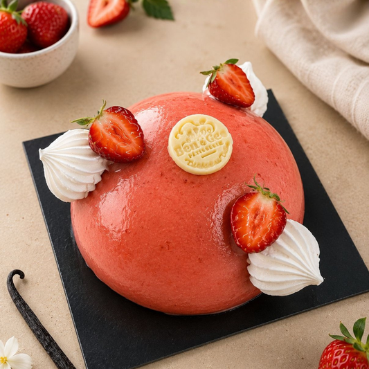 Vacherin Vanille Fraise - Glacé