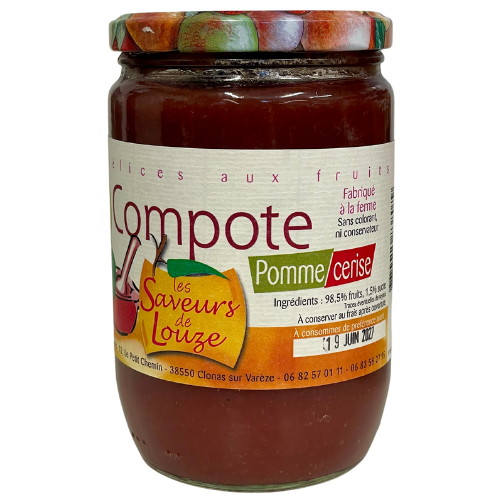 Compote Pomme / Cerise - 660g