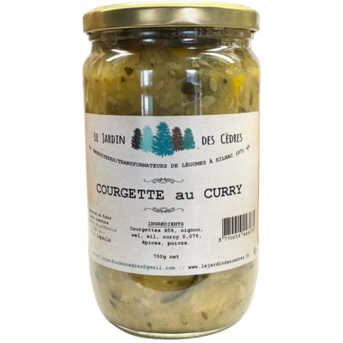 Courgette au curry - 700g