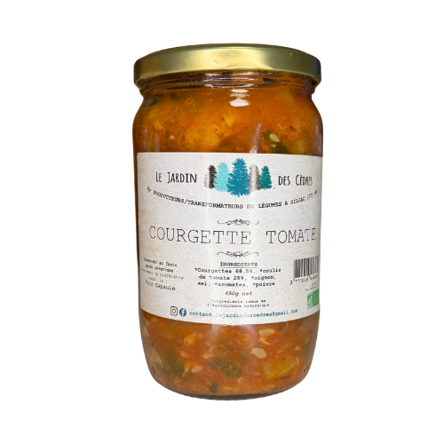 Courgettes à la tomate - 650g