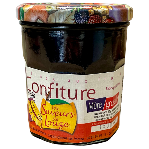 Confiture Mûre / Groseille - 350g