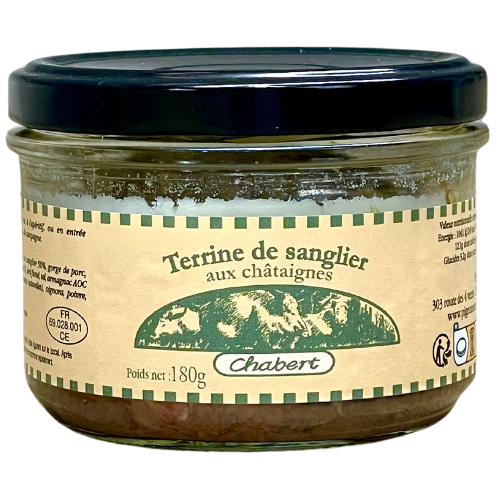 Terrine de sanglier aux châtaignes - 180g