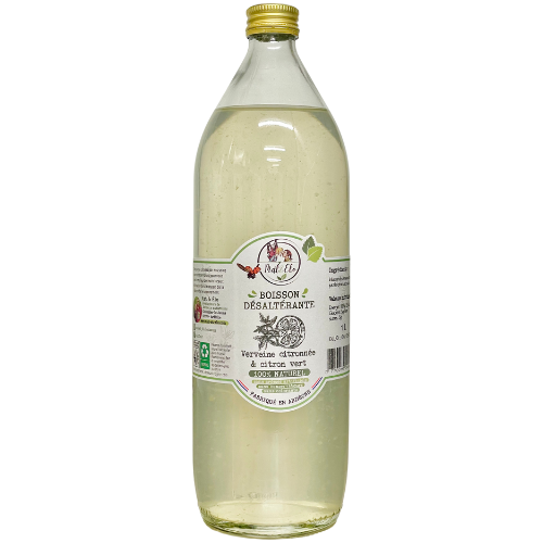 Boisson Désaltérante - Verveine & Citron vert - 1L